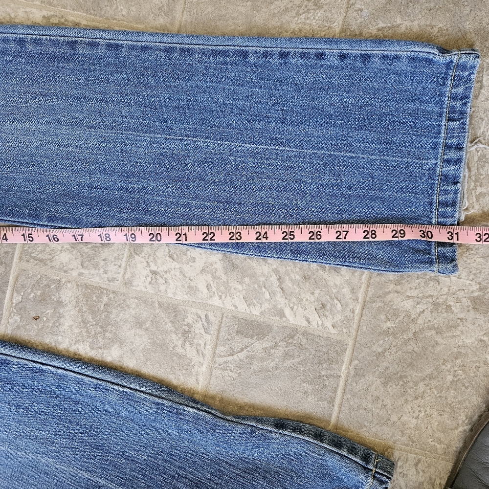 Slim Boot Cut‎ Jeans Low Rise Work Jean - Picture 8 of 9